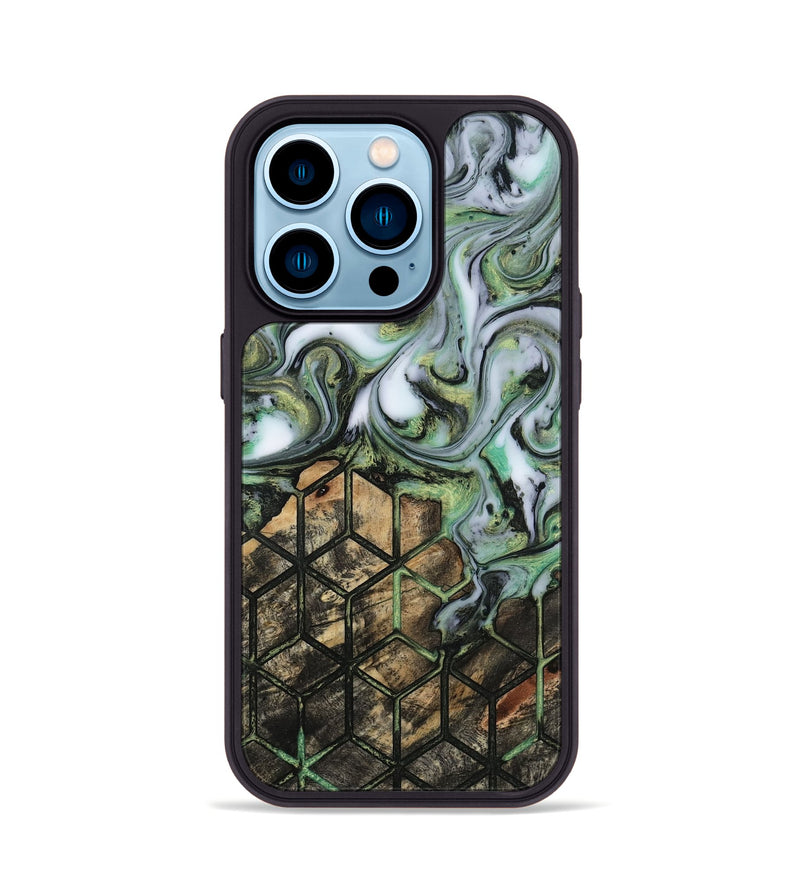 iPhone 14 Pro Wood Phone Case - Taytum (Pattern, 817756)