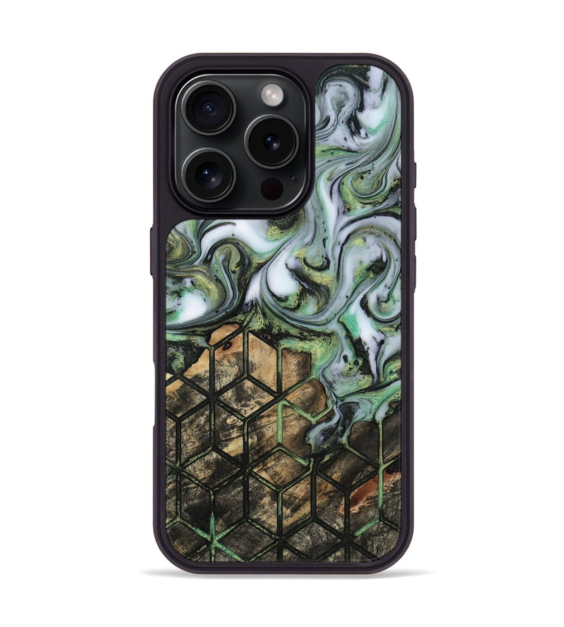 iPhone 16 Pro Wood Phone Case - Taytum (Pattern, 817756)