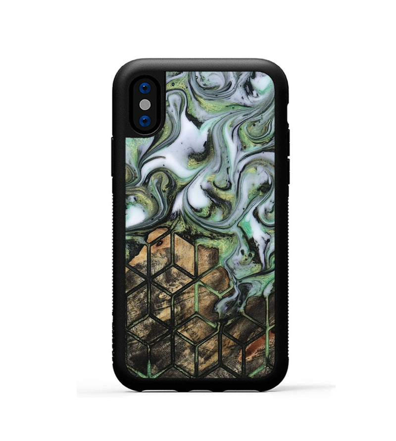 iPhone Xs Wood Phone Case - Taytum (Pattern, 817756)