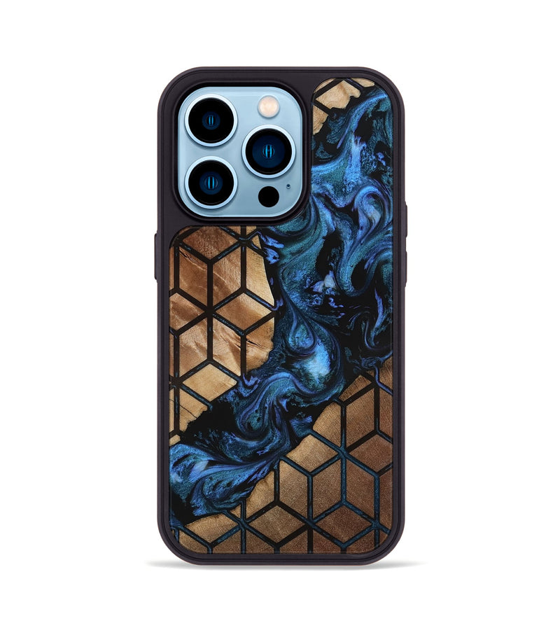 iPhone 14 Pro Wood Phone Case - Ruthann (Pattern, 817758)