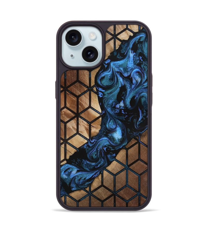 iPhone 15 Wood Phone Case - Ruthann (Pattern, 817758)