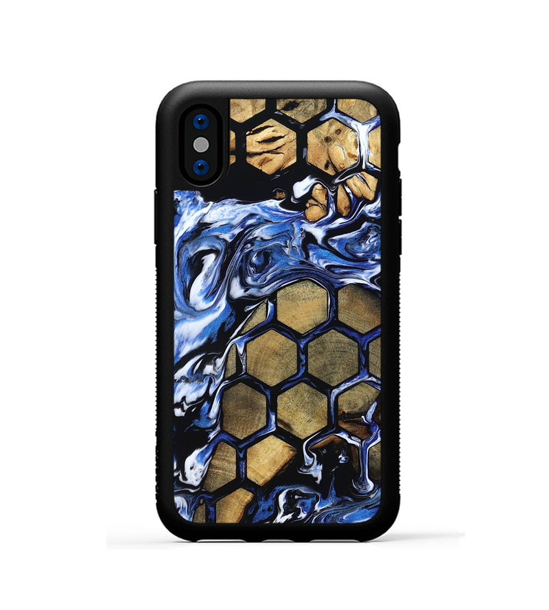 iPhone Xs Wood Phone Case - Leann (Pattern, 817759)