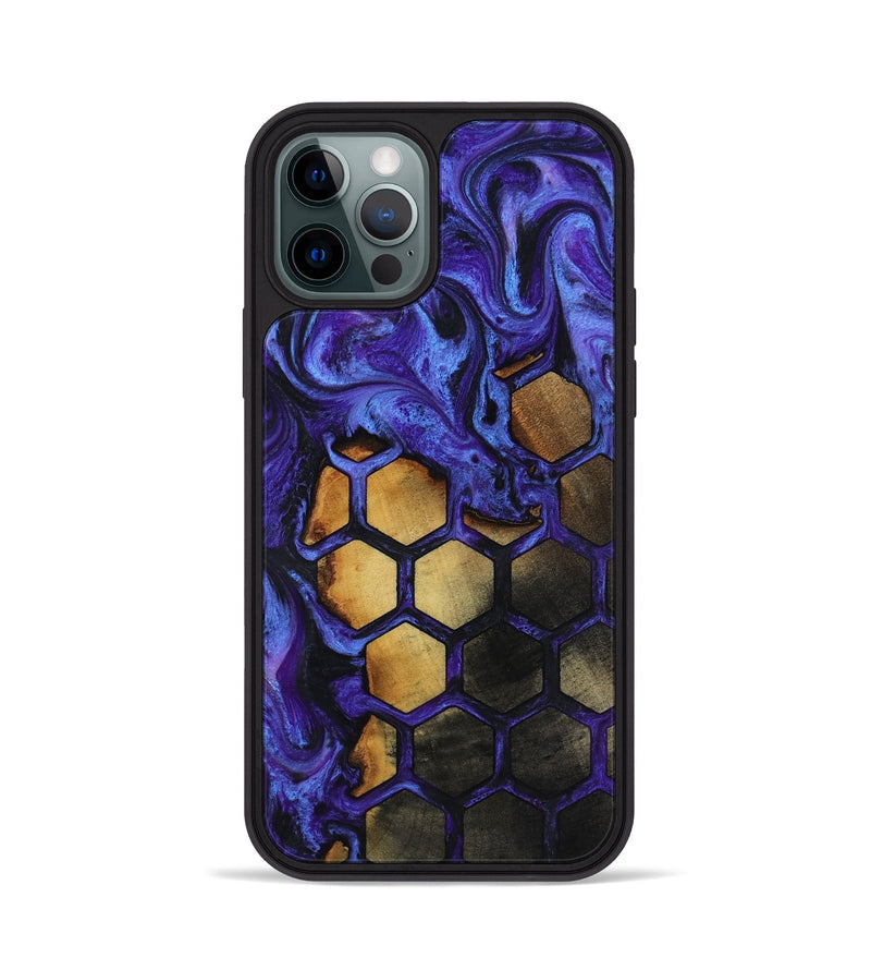 iPhone 12 Pro Wood Phone Case - Jamir (Pattern, 817760)
