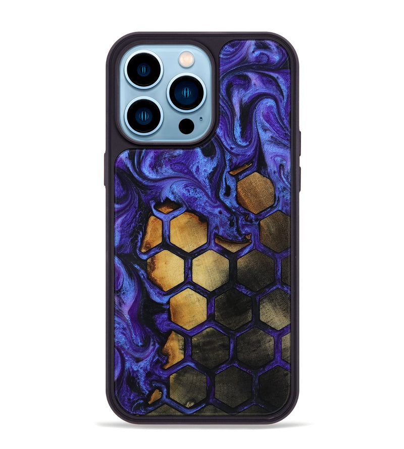 iPhone 14 Pro Max Wood Phone Case - Jamir (Pattern, 817760)