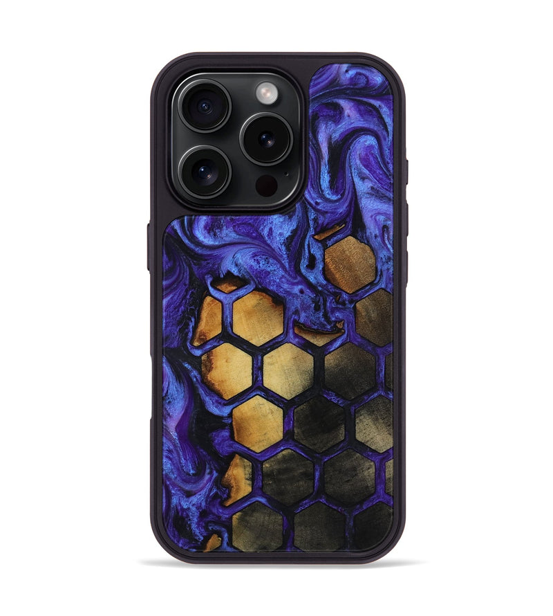 iPhone 16 Pro Wood Phone Case - Jamir (Pattern, 817760)