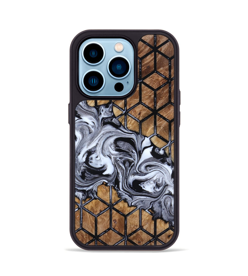 iPhone 14 Pro Wood Phone Case - Bette (Pattern, 817761)