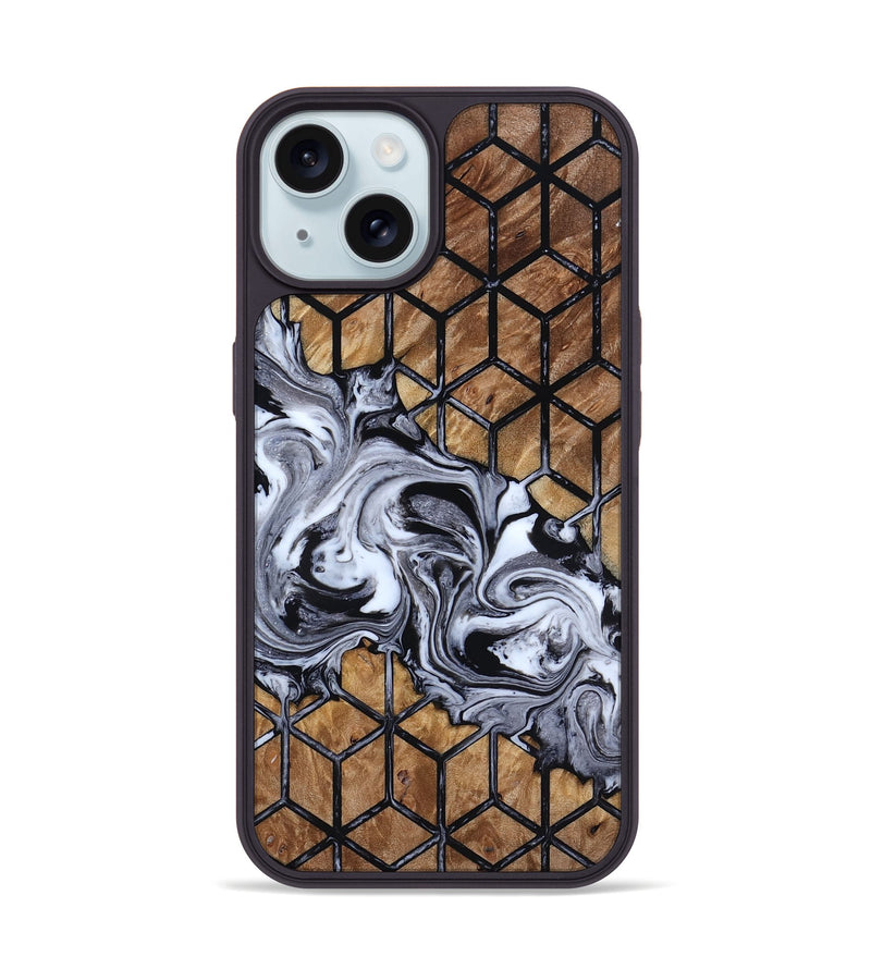 iPhone 15 Wood Phone Case - Bette (Pattern, 817761)