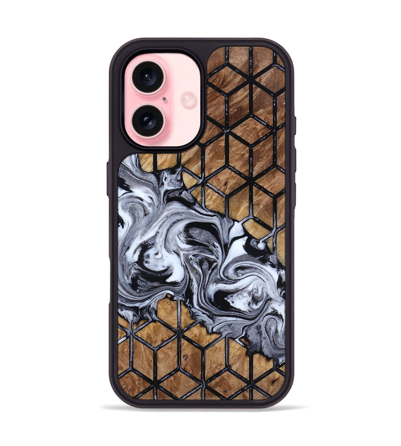 iPhone 16 Wood Phone Case - Bette (Pattern, 817761)