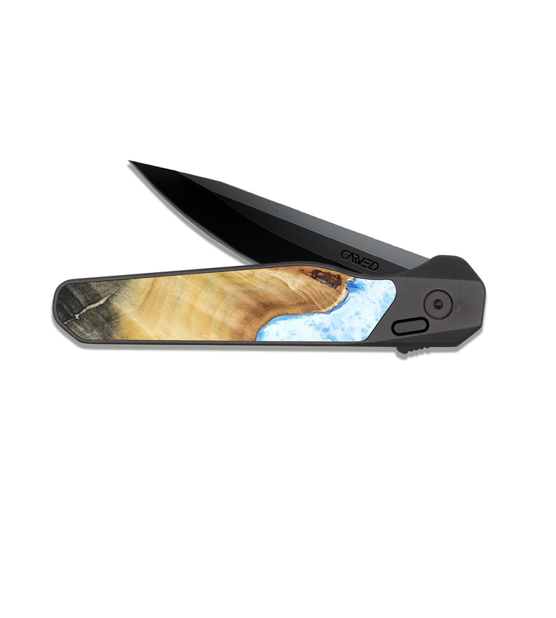 EDC Dark Slate Wood Pocket Knife - Stone (Coastal, 817762)
