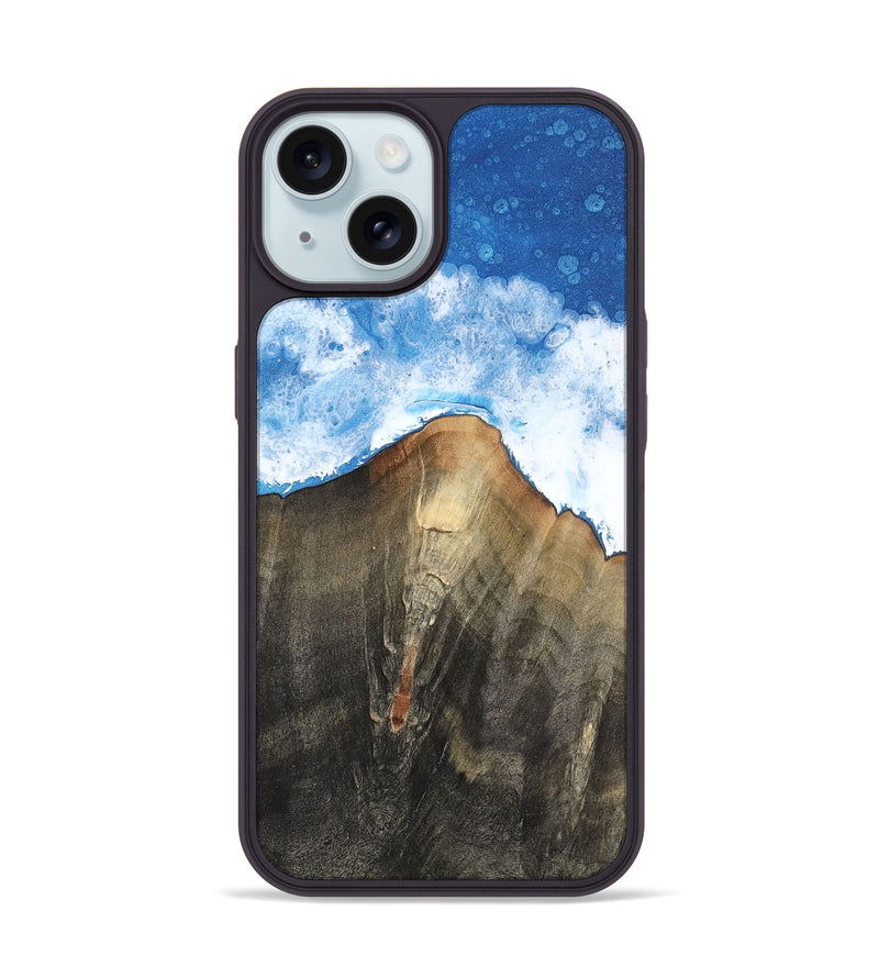 iPhone 15 Wood Phone Case - Octavia (Coastal, 817763)
