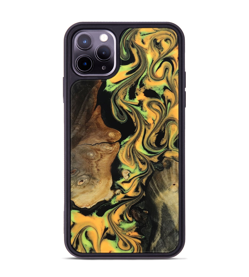 iPhone 11 Pro Max Wood Phone Case - Arminta (Neon, 817776)