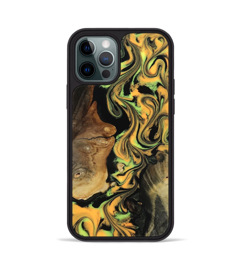 iPhone 12 Pro Wood Phone Case - Arminta (Neon, 817776)
