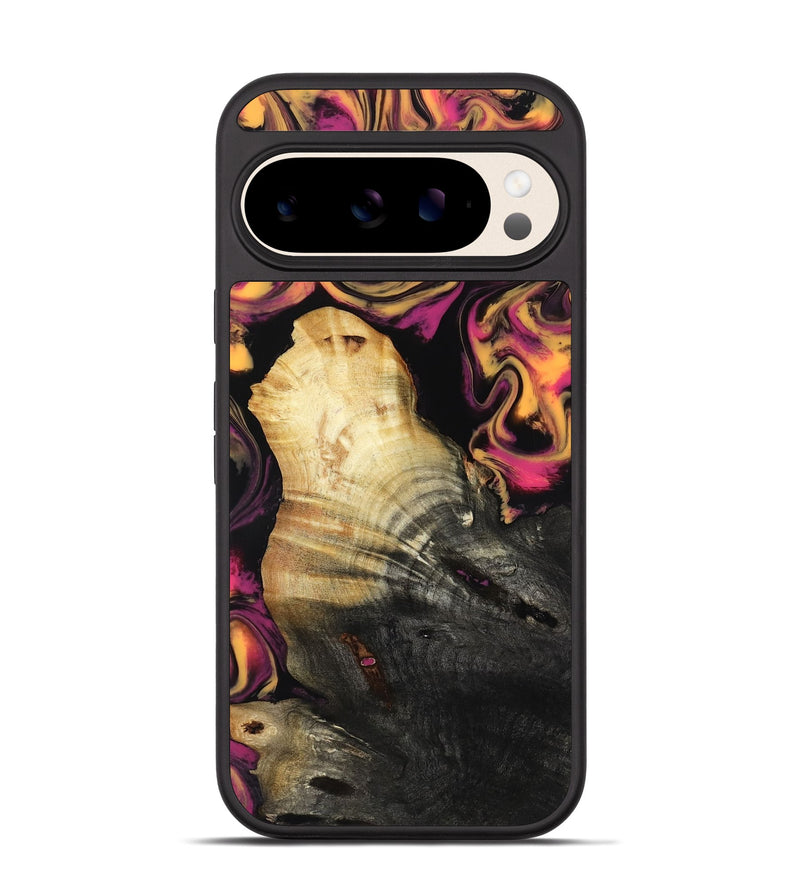 Pixel 10 Wood Phone Case - Susan (Neon, 817777)