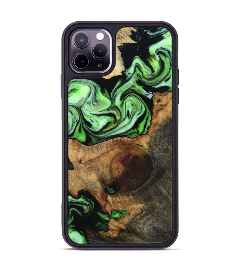 iPhone 11 Pro Max Wood Phone Case - Neo (Neon, 817778)