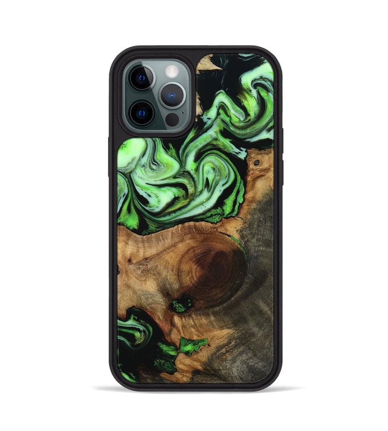 iPhone 12 Pro Wood Phone Case - Neo (Neon, 817778)