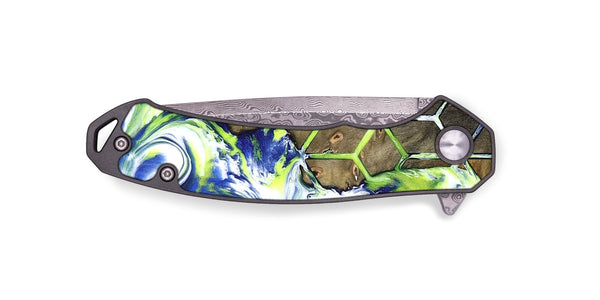 EDC Wood Pocket Knife - Abbie (Neon, 817779)