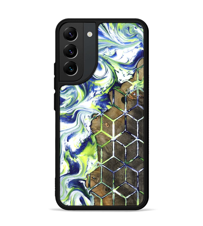 Galaxy S22 Plus Wood Phone Case - Abbie (Neon, 817779)