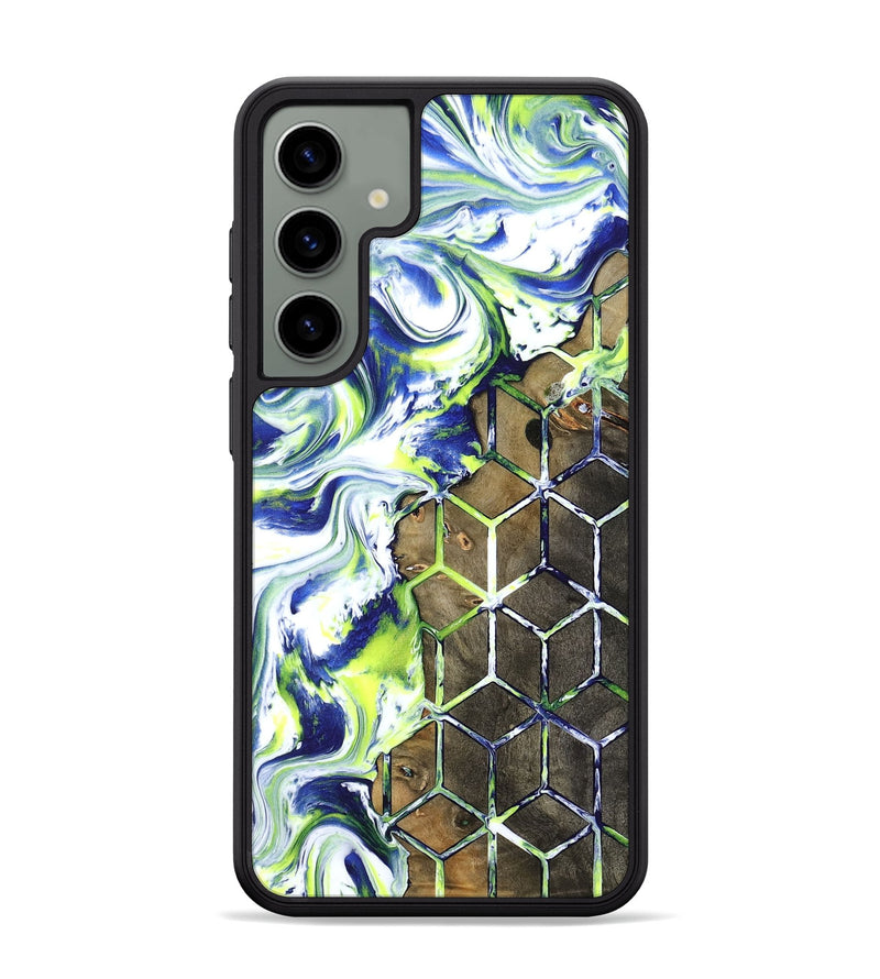 Galaxy S24 Plus Wood Phone Case - Abbie (Neon, 817779)