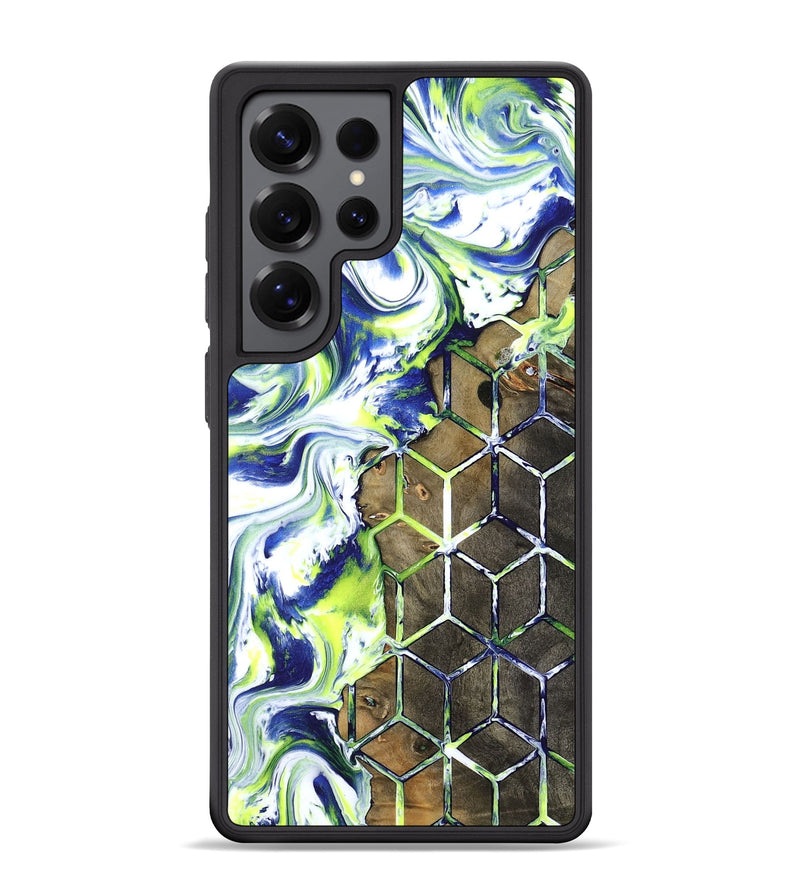 Galaxy S25 Ultra Wood Phone Case - Abbie (Neon, 817779)