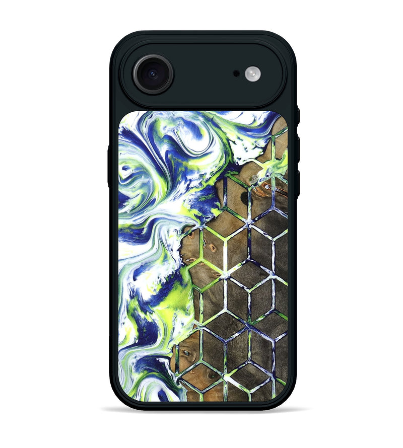 iPhone 17 Air Wood Phone Case - Abbie (Neon, 817779)