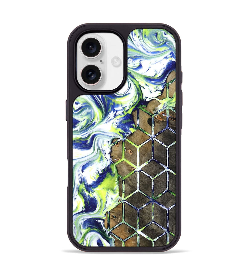 iPhone 17 Wood Phone Case - Abbie (Neon, 817779)