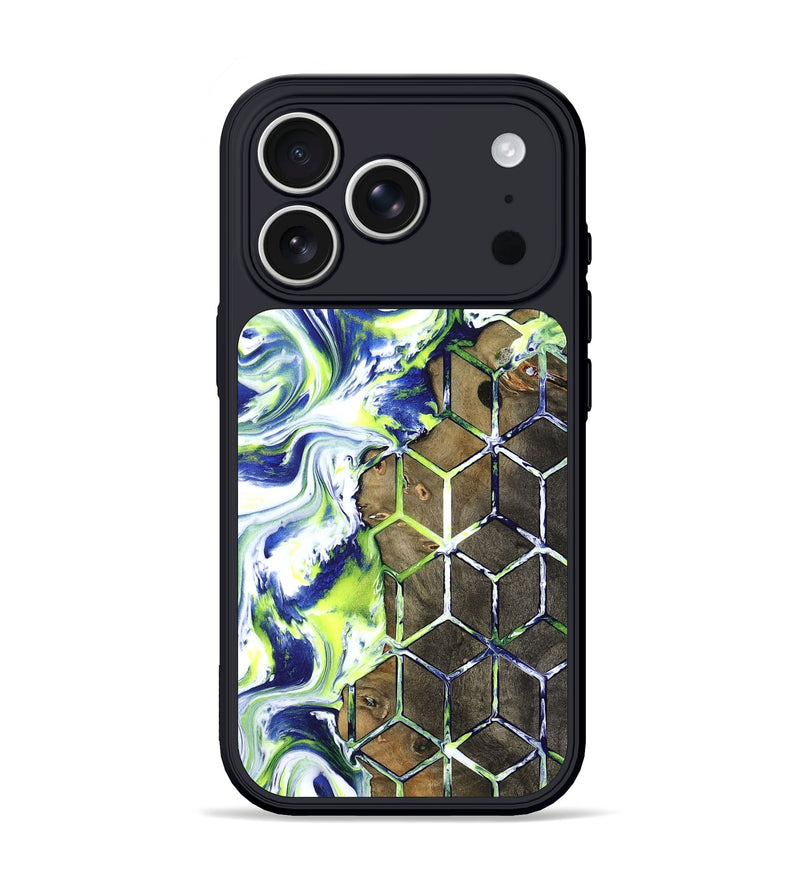 iPhone 17 Pro Wood Phone Case - Abbie (Neon, 817779)