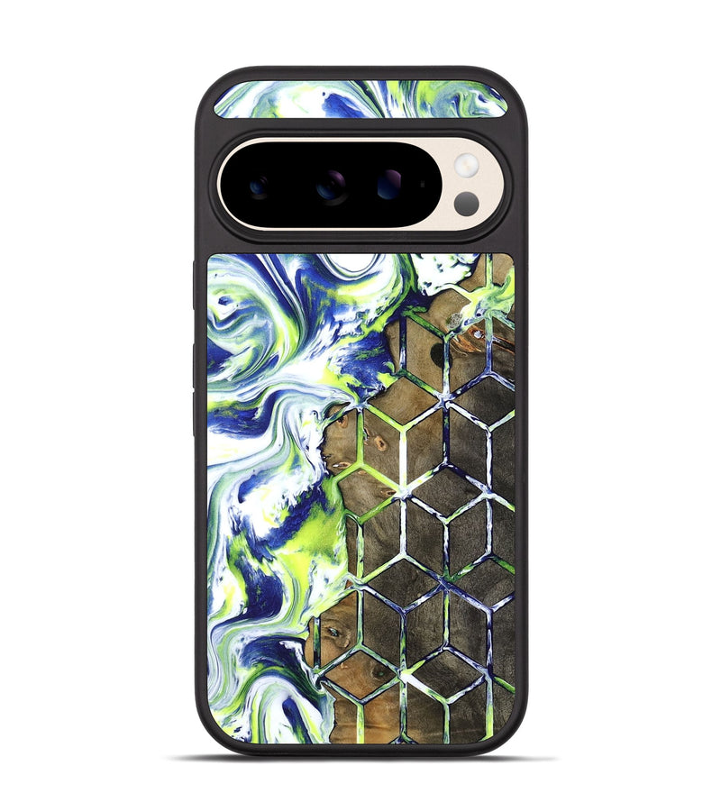 Pixel 10 Wood Phone Case - Abbie (Neon, 817779)