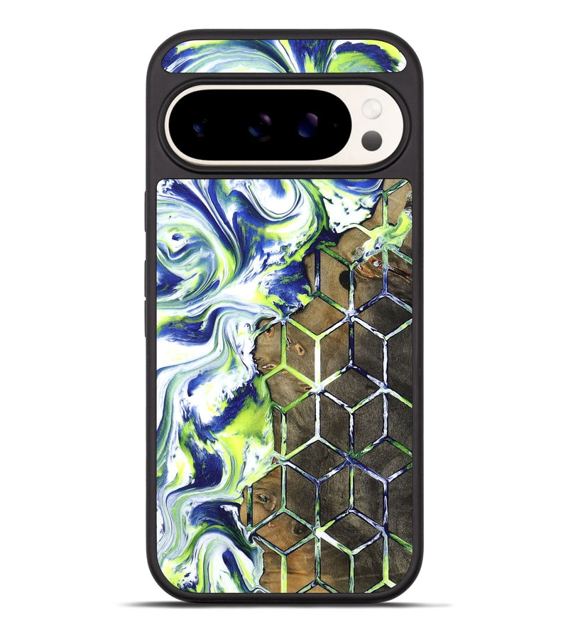 Pixel 9 Pro XL Wood Phone Case - Abbie (Neon, 817779)