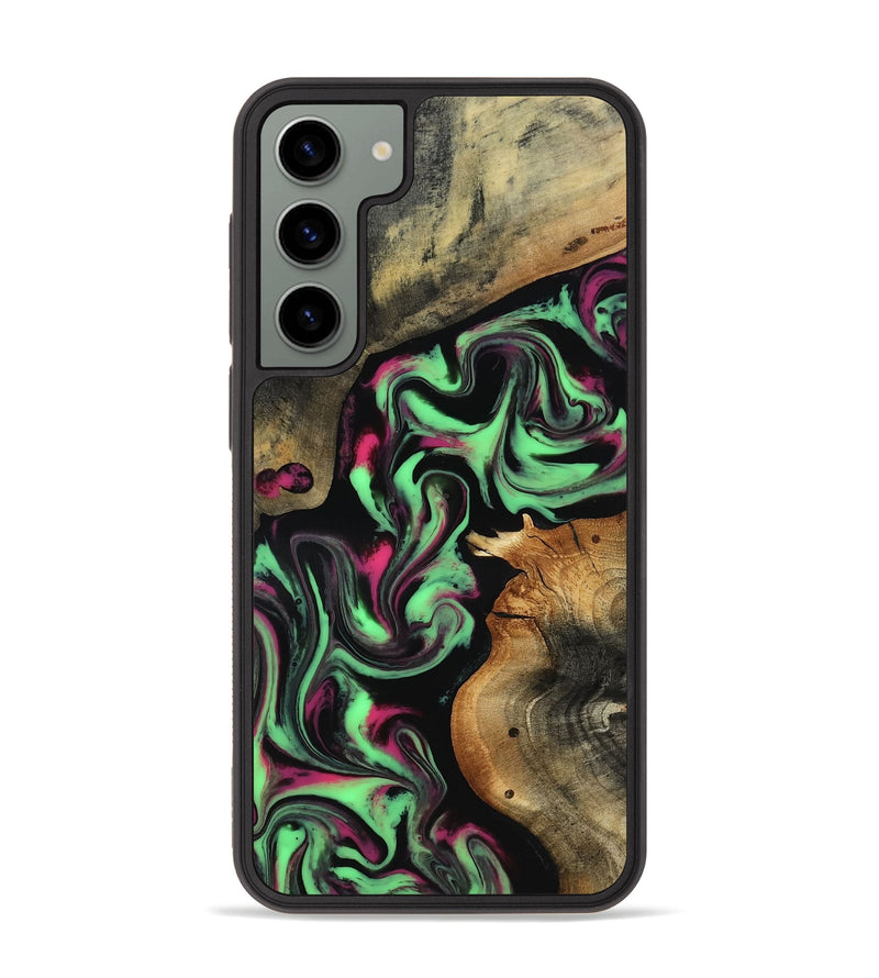 Galaxy S23 Plus Wood Phone Case - Virgil (Neon, 817780)