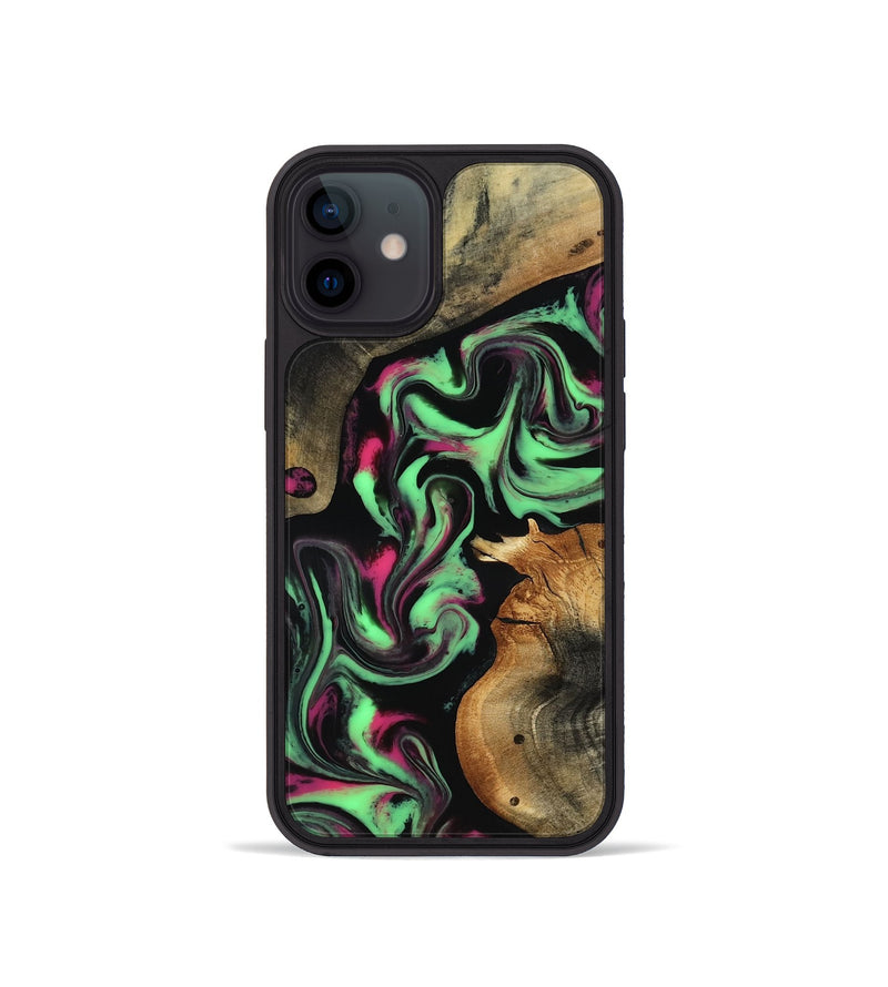 iPhone 12 mini Wood Phone Case - Virgil (Neon, 817780)