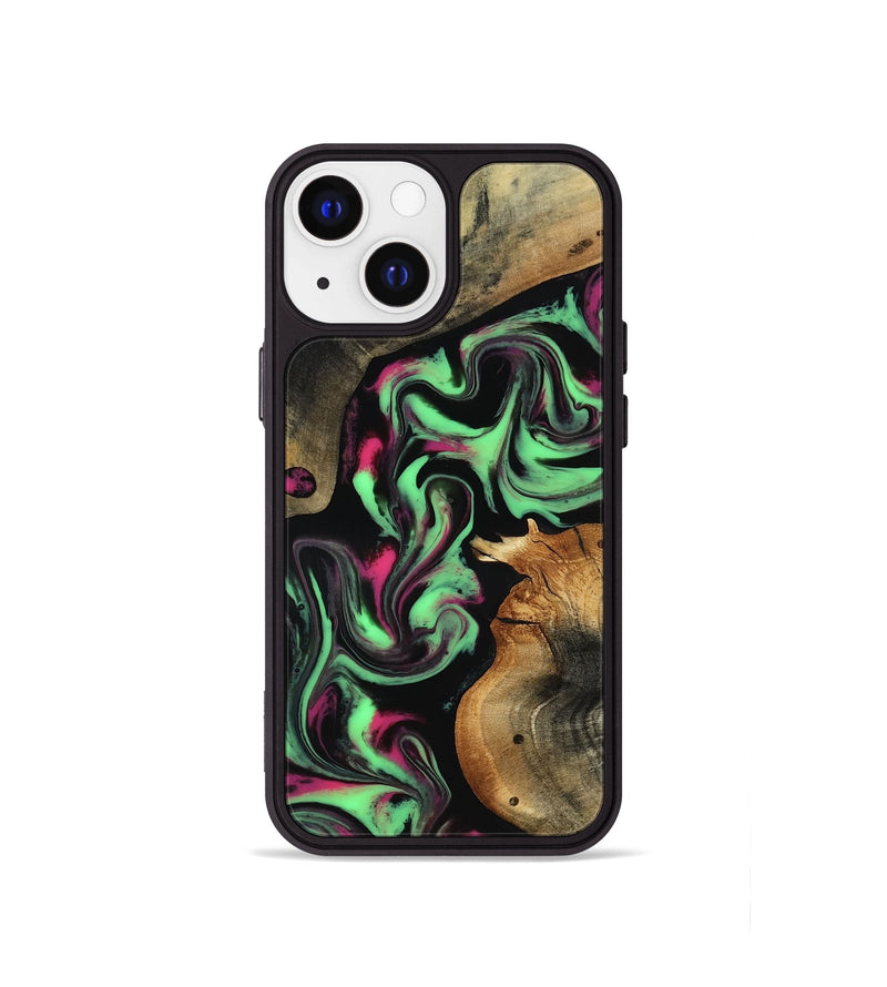 iPhone 13 mini Wood Phone Case - Virgil (Neon, 817780)