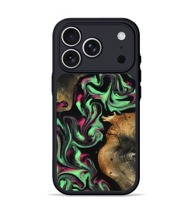 iPhone 17 Pro Wood Phone Case - Virgil (Neon, 817780)