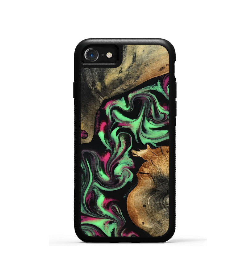 iPhone SE Wood Phone Case - Virgil (Neon, 817780)
