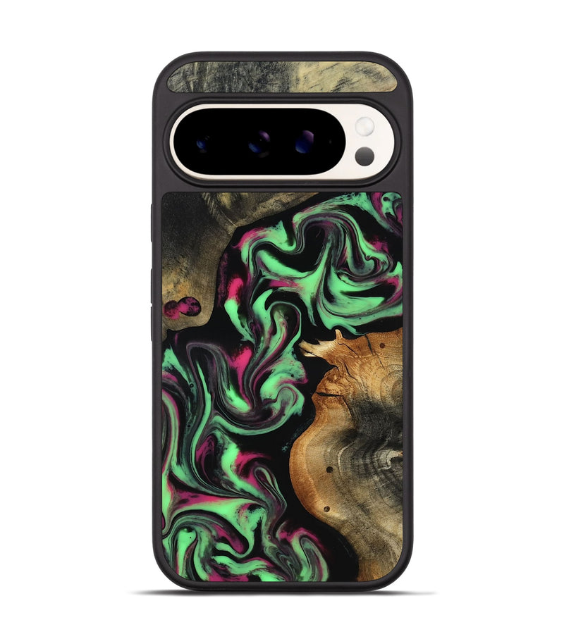 Pixel 9 Wood Phone Case - Virgil (Neon, 817780)