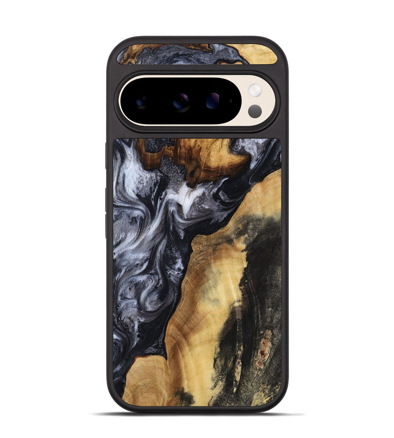 Pixel 10 Wood Phone Case - Mara (Black & White, 817781)