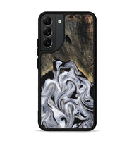 Galaxy S22 Plus Wood Phone Case - Leatha (Black & White, 817783)