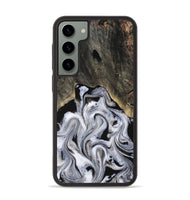 Galaxy S23 Plus Wood Phone Case - Leatha (Black & White, 817783)