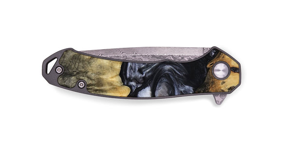 EDC Wood Pocket Knife - Alberta (Black & White, 817784)