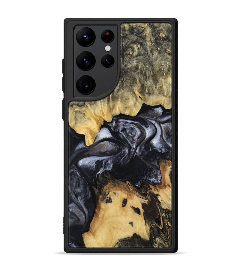 Galaxy S22 Ultra Wood Phone Case - Alberta (Black & White, 817784)