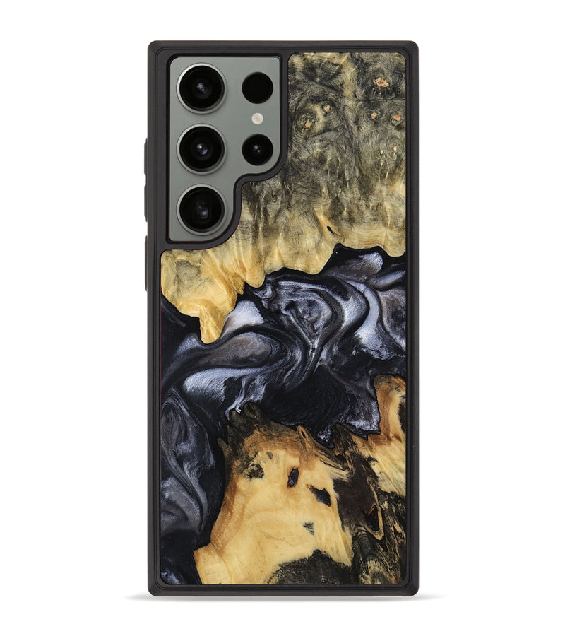 Galaxy S23 Ultra Wood Phone Case - Alberta (Black & White, 817784)