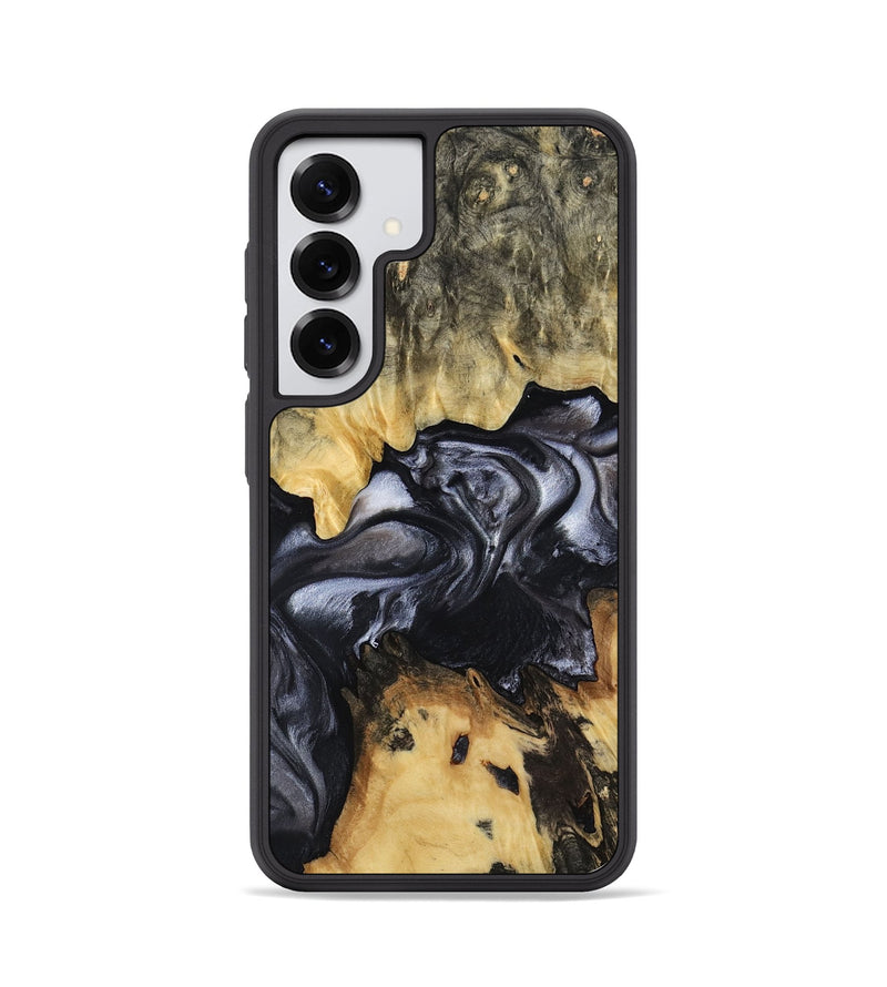 Galaxy S25 Wood Phone Case - Alberta (Black & White, 817784)