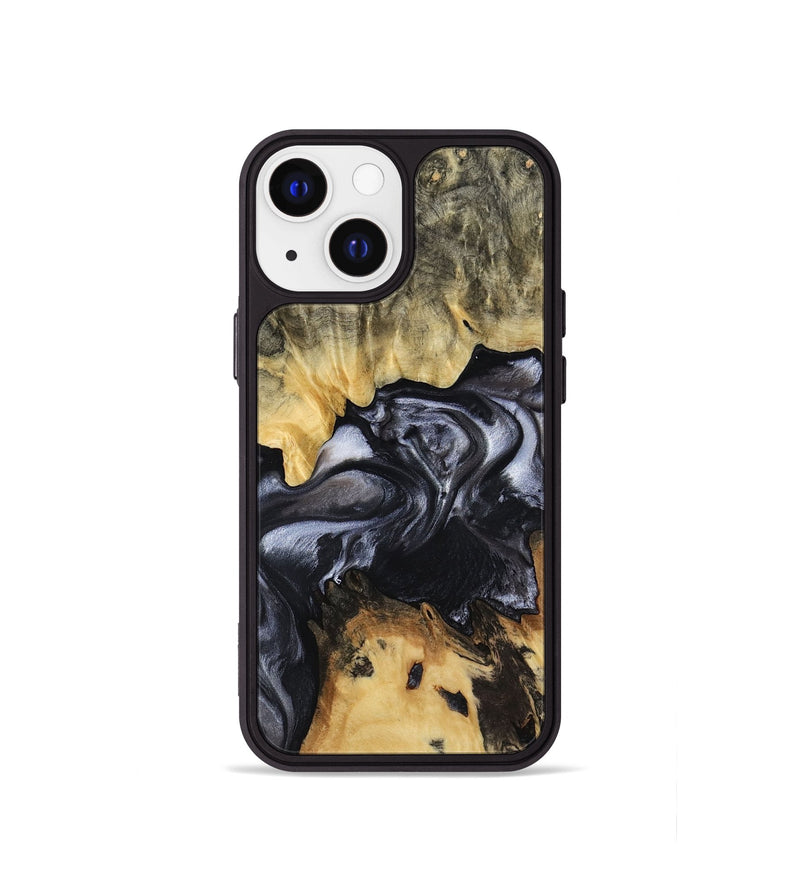 iPhone 13 mini Wood Phone Case - Alberta (Black & White, 817784)