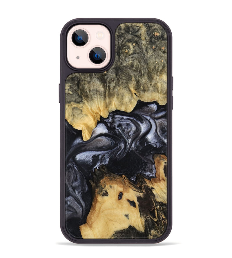 iPhone 14 Plus Wood Phone Case - Alberta (Black & White, 817784)