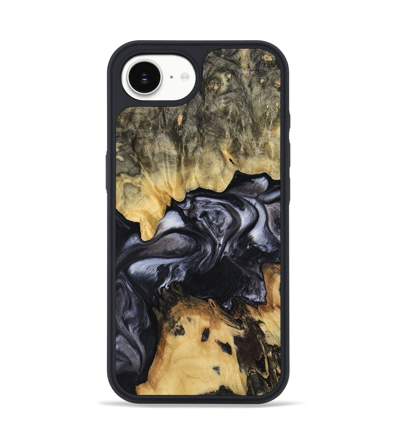 iPhone 16e Wood Phone Case - Alberta (Black & White, 817784)