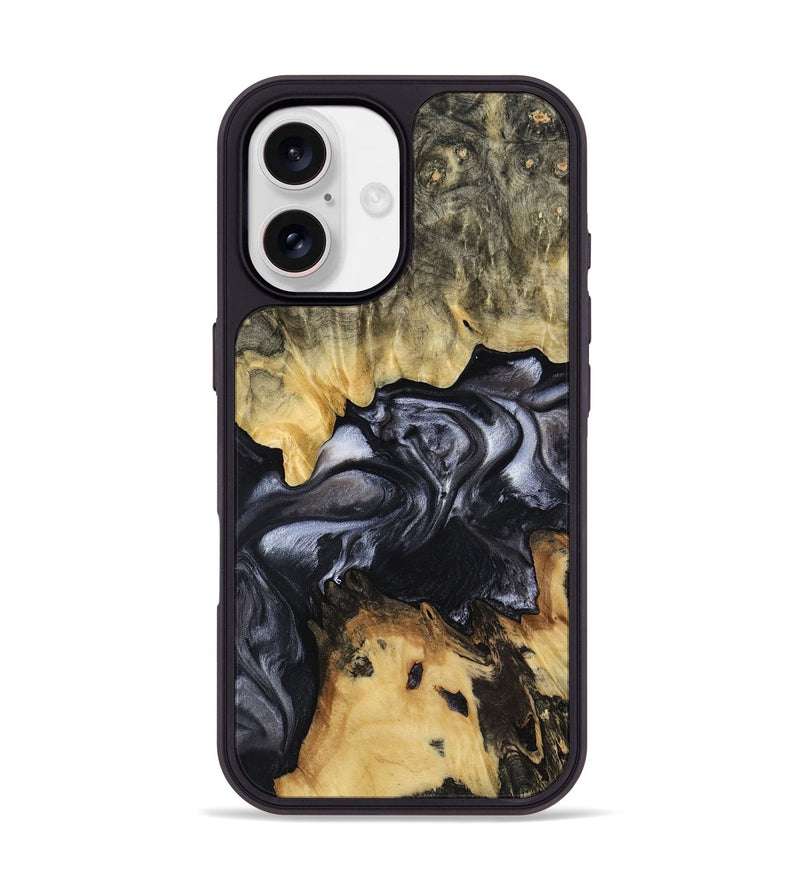 iPhone 17 Wood Phone Case - Alberta (Black & White, 817784)
