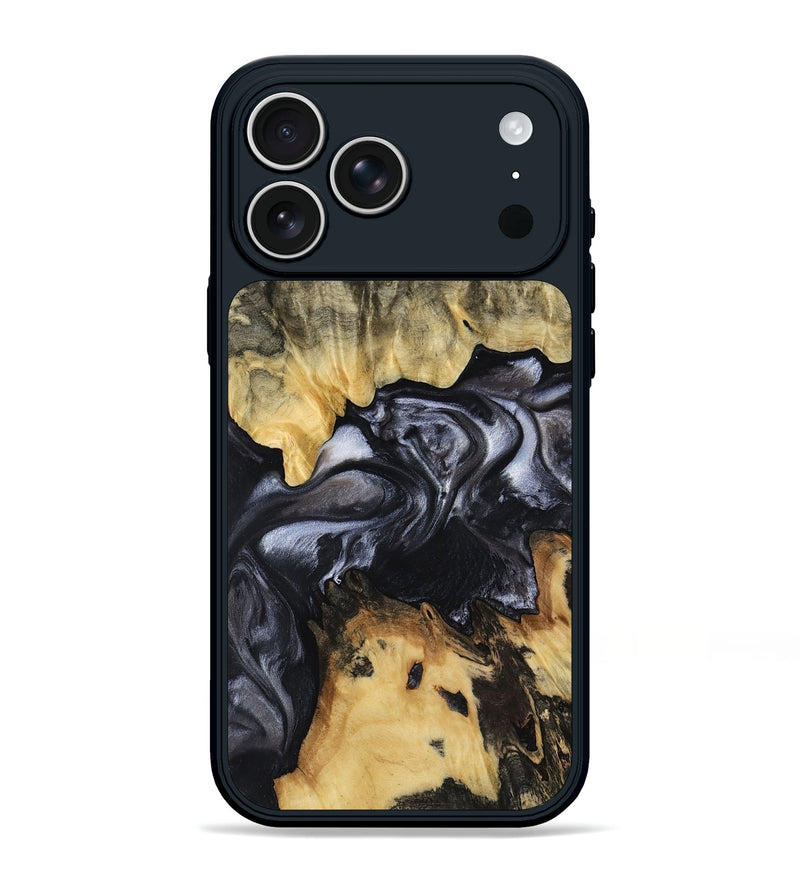 iPhone 17 Pro Max Wood Phone Case - Alberta (Black & White, 817784)