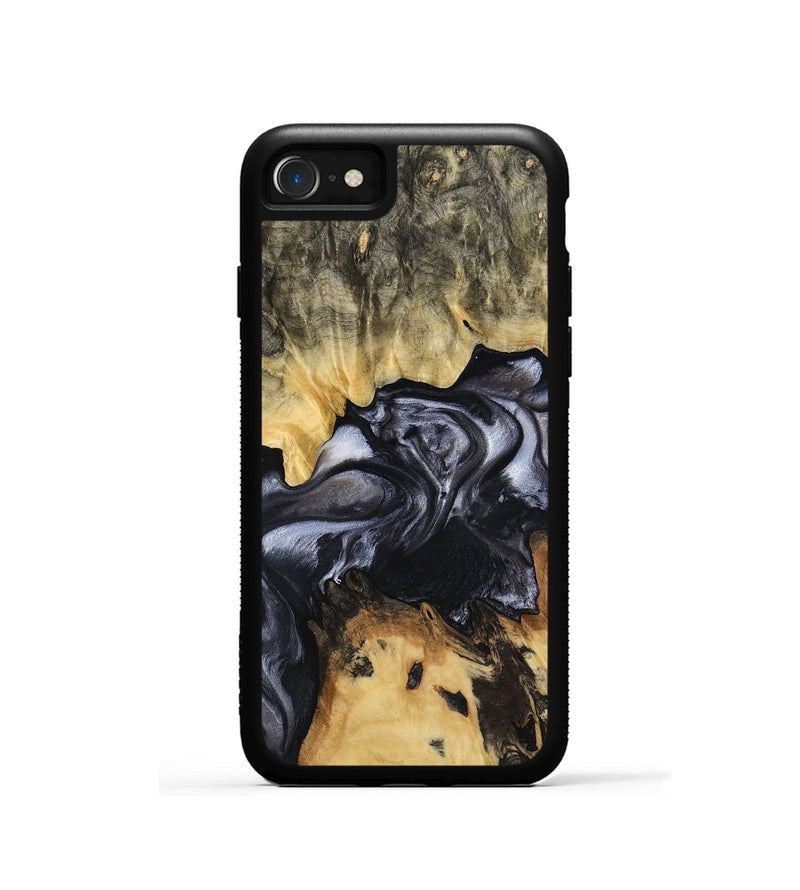 iPhone SE Wood Phone Case - Alberta (Black & White, 817784)