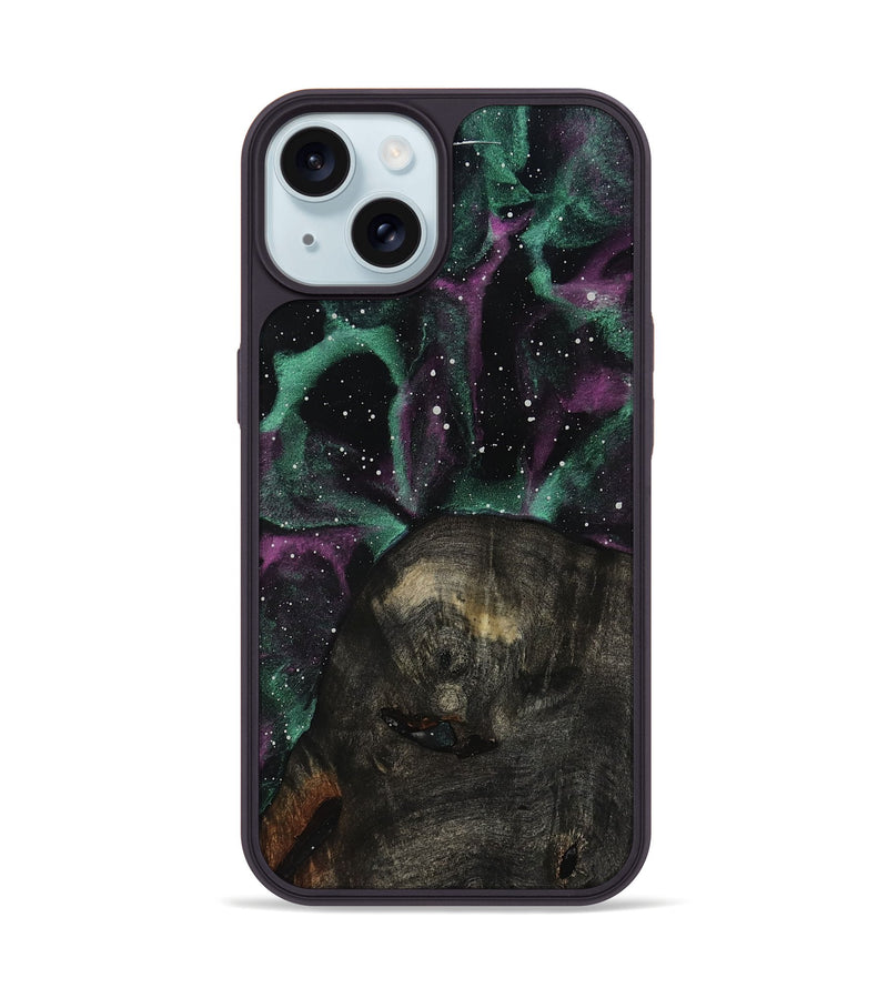 iPhone 15 Wood Phone Case - Roxanna (Cosmos, 817787)