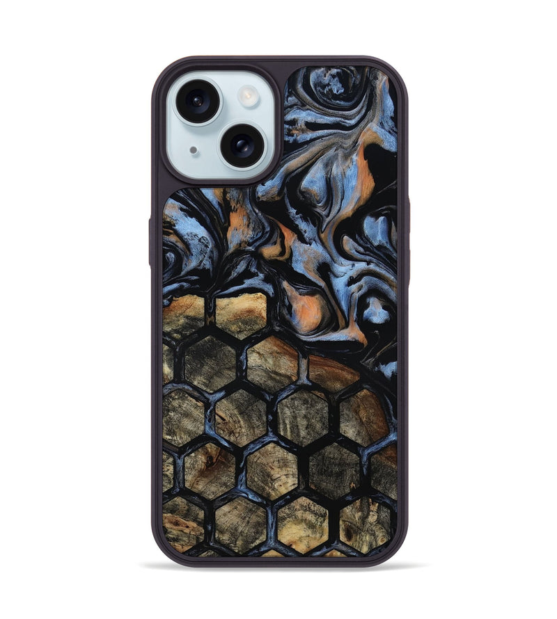 iPhone 15 Wood Phone Case - Cason (Pattern, 817797)
