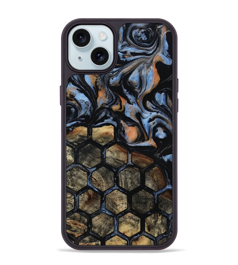 iPhone 15 Plus Wood Phone Case - Cason (Pattern, 817797)